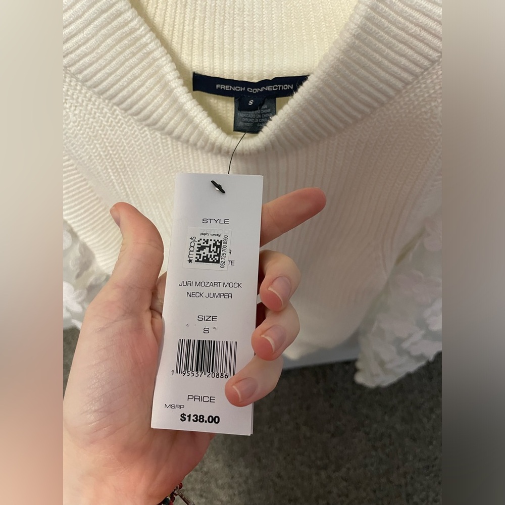 Never worn, size small sweater